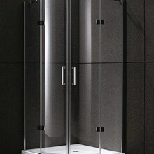 Douchecabine Infinty Kwartrond 100x100x192 cm Chroom Helderglas 6 mm Veiligheidsglas