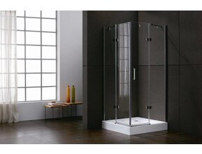 Douchecabine Infinty Vierkant 100x100 cm Draaideur Helderglas 6 mm veiligheidsglas