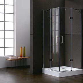 Douchecabine Infinty Vierkant 100x100 cm Draaideur Helderglas 6 mm veiligheidsglas