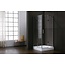 SANI-SUPPLY Douchecabine Infinty Vierkant 100x100 cm Draaideur Helderglas 6 mm veiligheidsglas
