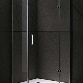 Douchecabine Infinty Vijfhoek 100x100 cm Draaideur Helderglas 6 mm veiligheidsglas