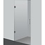 SANI-SUPPLY Nisdeur Profielloos Infinty 70x200 cm Helderglas 8mm Veiligheidsglas chroom profiel