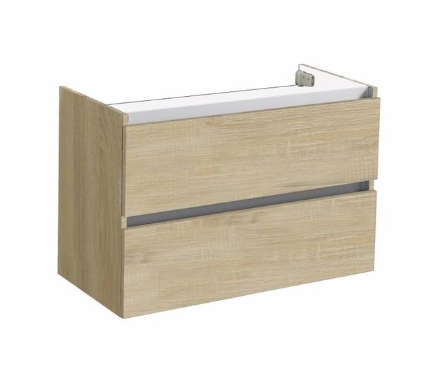 Badkamermeubel Set Trendline Glans Wit 80x47x52 cm met natuursteen blad en Waskom Badkamermeubel Set Trendline Glans Wit 80x47x52 cm met natuursteen blad en Waskom