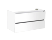 Badkamermeubel Set Trendline Glans Wit 80x47x52 cm met natuursteen blad en Waskom Badkamermeubel Set Trendline Glans Wit 80x47x52 cm met natuursteen blad en Waskom