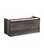 Badkamermeubel set Trendline Glans Wit 120x47x52 cm met natuursteen blad en Waskom