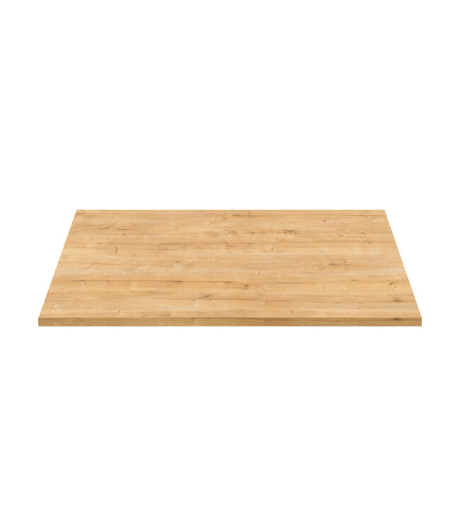 Badkamermeubel 80x50x45cm Sally Mat Eiken Topblad  zonder uitsparing