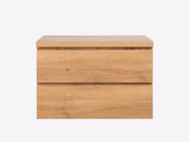 Badkamermeubel 80x50x45cm Sally Mat Eiken Topblad  zonder uitsparing