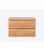 Badkamermeubel 80x50x45cm Sally Mat Eiken Topblad  zonder uitsparing