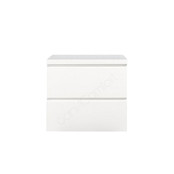 Badkamermeubel 60x50x45cm Sally Glans Wit Topblad zonder uitsparing