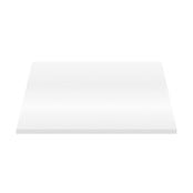 Badkamermeubel 60x50x45cm Sally Glans Wit Topblad zonder uitsparing