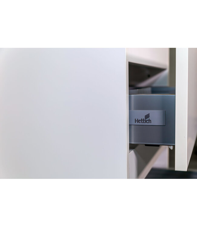 ALONI Badkamermeubel 60x50x45cm Sally Glans Wit Topblad zonder uitsparing