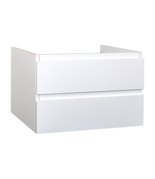 Badkamermeubel 100x50x45cm Sally Glans Wit Topblad zonder uitsparing