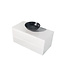 Badkamermeubel 100x50x45cm Sally Mat Wit Topblad zonder uitsparing