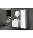 ALONI Badkamermeubel 80x50x45cm Sally Mat Wit Topblad zonder uitsparing