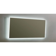Badkamerspiegel Quatro 160x70cm LED Verlichting rondom Touch lichtschakelaar Dimbaar met Verwarming Anti Condens