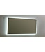 Badkamerspiegel Quatro 160x70cm LED Verlichting rondom Touch lichtschakelaar Dimbaar met Verwarming Anti Condens