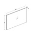 Badkamerspiegel Quatro 140x70cm LED Verlichting rondom Touch lichtschakelaar Dimbaar met Verwarming Anti Condens