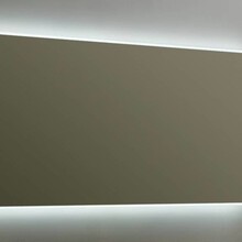 Badkamerspiegel Quatro 140x70cm LED Verlichting rondom Touch lichtschakelaar Dimbaar met Verwarming Anti Condens