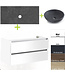 Badkamermeubel set Trend Dynasty Wit 80x47x52 cm natuursteen Topblad en Waskom