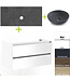 Badkamermeubel set Trend Dynasty Wit 100x47x52 cm natuursteen Topblad en Waskom