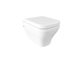 Hangtoilet Bocchi Firenze Glans Wit Randloos vierkant (excl.) Wc-bril