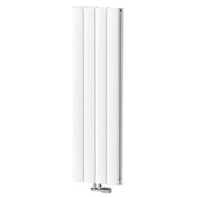 Designradiator King 120x37.5cm 900 Watt Wit Middenonderaansluiting