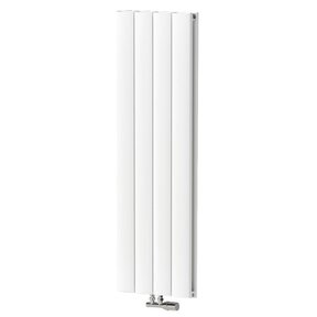 Designradiator King 120x37.5cm 900 Watt Wit Middenonderaansluiting