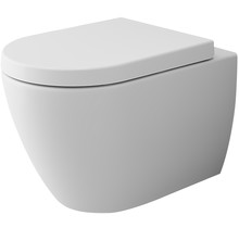 Hangtoilet Venezia Randloos Wit 57x36x35 excl. Toiletbril