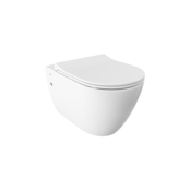 Hangtoilet Venezia Randloos Mat Wit 57x36x35 excl. Toiletbril