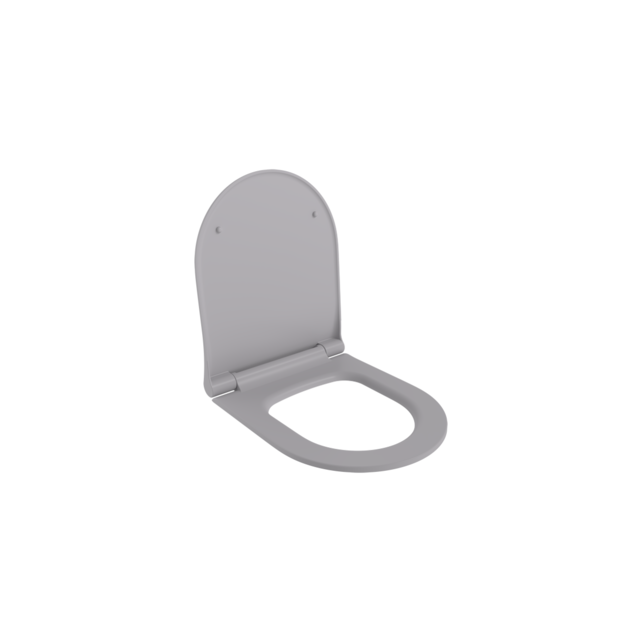 Hangtoilet Venezia Randloos Mat Grijs 57x36x35cm