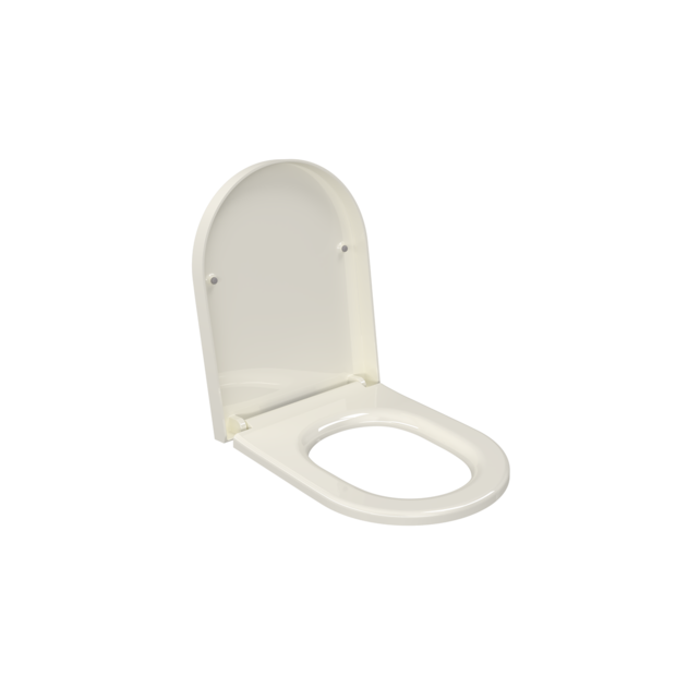 Hangtoilet Venezia Randloos Biscuit 57x36x35cm excl. Toiletbril