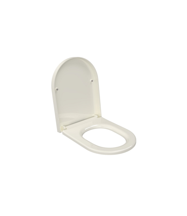 Hangtoilet Venezia Randloos Biscuit 57x36x35cm excl. Toiletbril