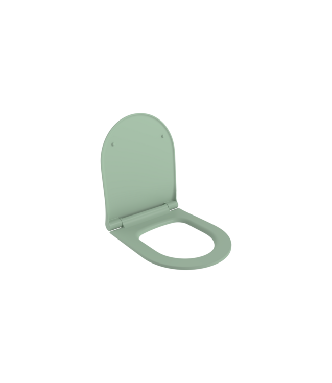 Hangtoilet Venezia Randloos Mint Groen 57x36x35cm excl. Toiletbril