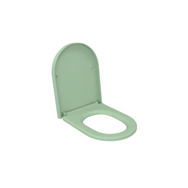 Hangtoilet Venezia Randloos Mint Groen 57x36x35cm excl. Toiletbril Hangtoilet Venezia Randloos Mint Groen 57x36x35cm excl. Toiletbril