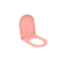 Hangtoilet Venezia Randloos Mat Zalm 57x36x35cm excl. Toiletbril