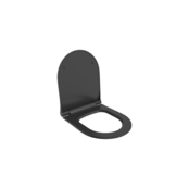 Hangtoilet Venezia Randloos Mat Zwart 57x36x35cm excl. Toiletbril Hangtoilet Venezia Randloos Mat Zwart 57x36x35cm excl. Toiletbril