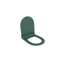 Hangtoilet Venezia Randloos Mat Groen 57x36x35cm excl. Toiletbril