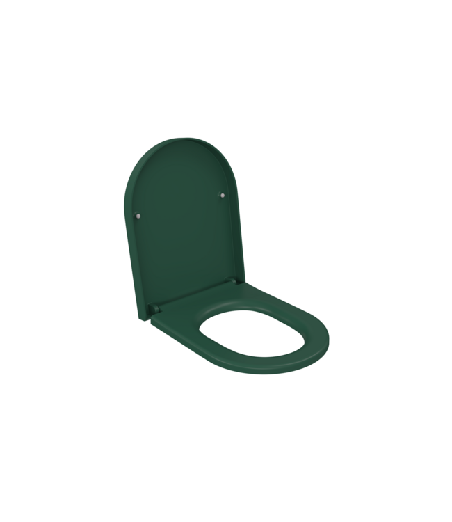 Hangtoilet Venezia Randloos Mat Groen 57x36x35cm excl. Toiletbril