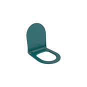 Hangtoilet Venezia Randloos Mat Blauw 57x36x35cm excl. Toiletbril