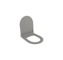 Hangtoilet Venezia Randloos Mat Beton 57x36x35cm excl. Toiletbril