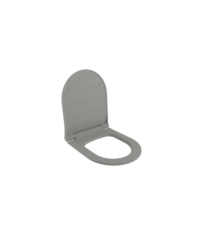 Hangtoilet Venezia Randloos Mat Beton 57x36x35cm excl. Toiletbril