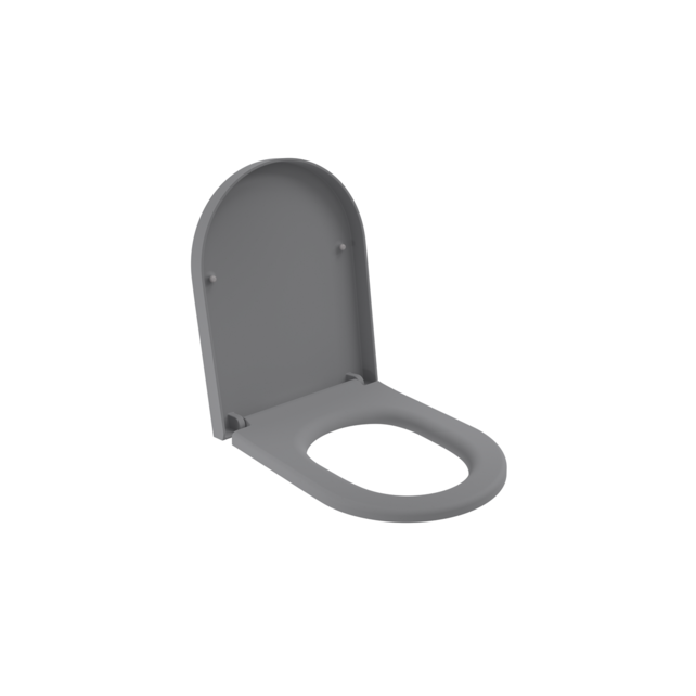 Hangtoilet Venezia Randloos Mat Beton 57x36x35cm excl. Toiletbril Hangtoilet Venezia Randloos Mat Beton 57x36x35cm excl. Toiletbril