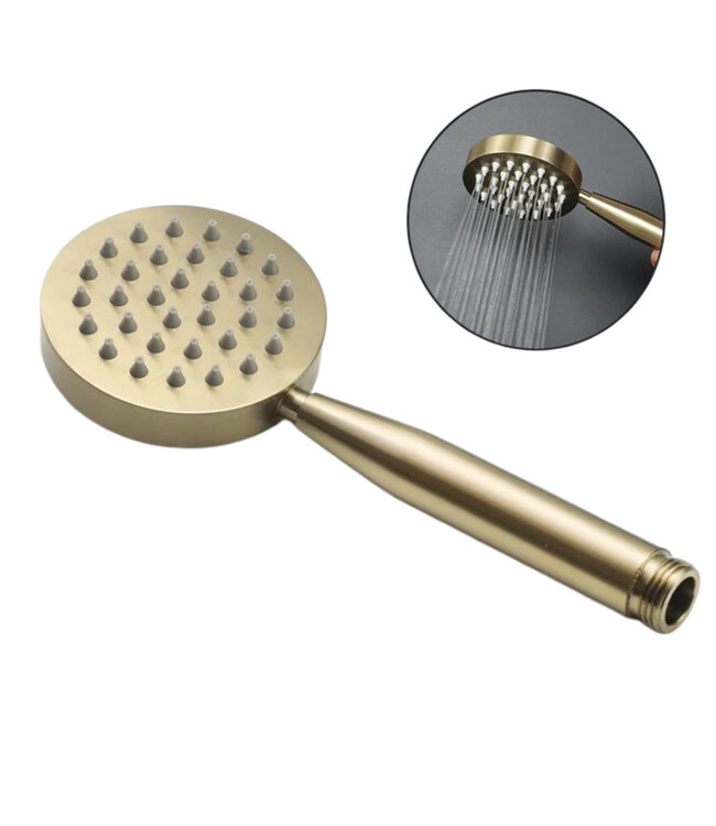 Handdouche Rond Staand King Geborsteld Goud