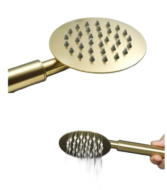 Handdouche Rond Staand King Geborsteld Goud