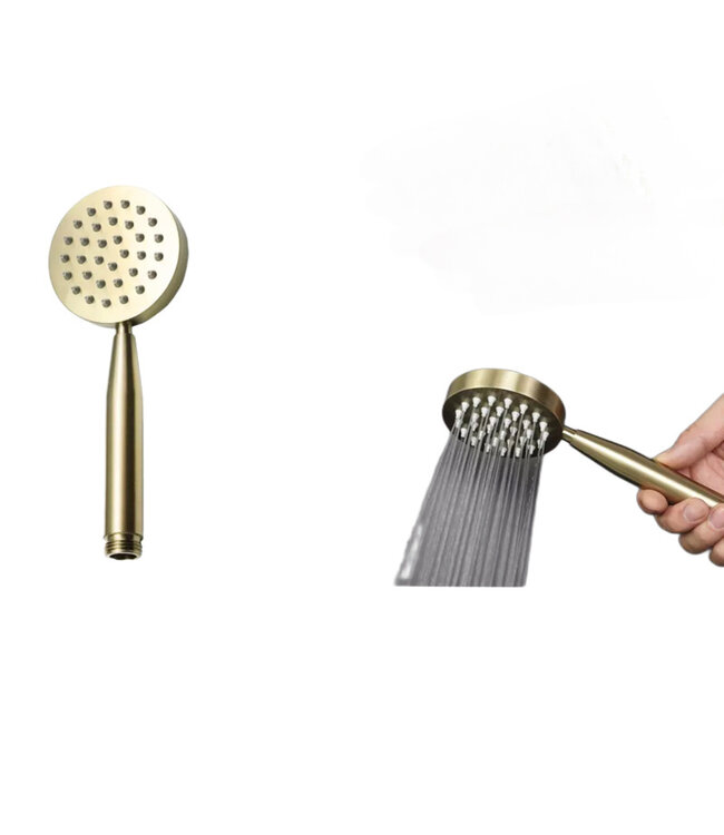 Handdouche Rond Staand King Geborsteld Goud