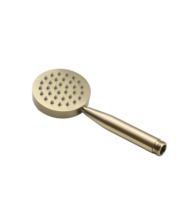 ALONI Handdouche Rond Staand Queen Geborsteld Goud