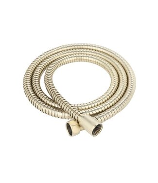 SANI-SUPPLY Doucheslang Effeze Geborsteld Goud 150cm Metaal Flexibele kartels