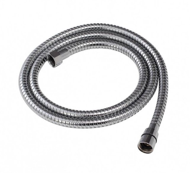 Doucheslang Effeze Gunmetal 150cm Metaal Flexibele kartels