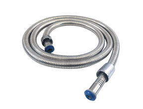 Doucheslang Aloni Queen Chroom 150cm Metaal Flexibele Blister verpakking