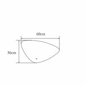 Ovaal Spiegel Frankfurt 60x36 cm met Dimbare Verlichting en Verwarming Ovaal Spiegel Frankfurt 60x36 cm met Dimbare Verlichting en Verwarming